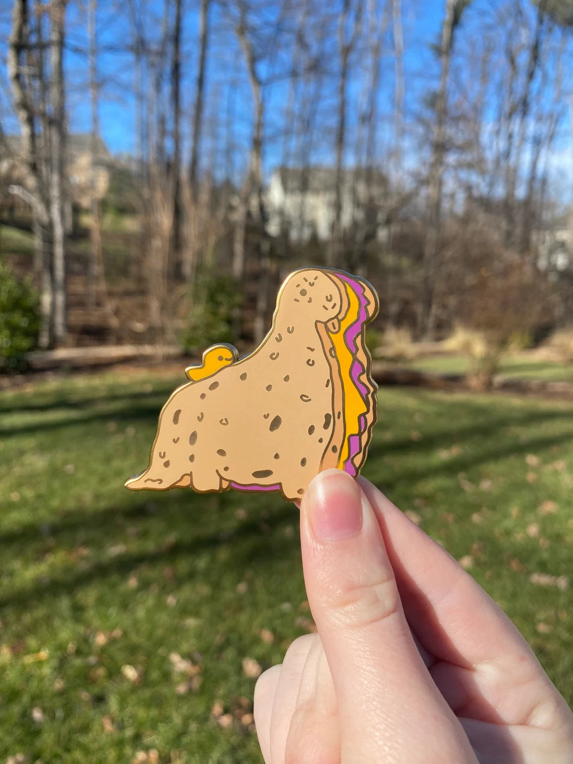 Dinosaur Sandwich Enamel Pin Pack