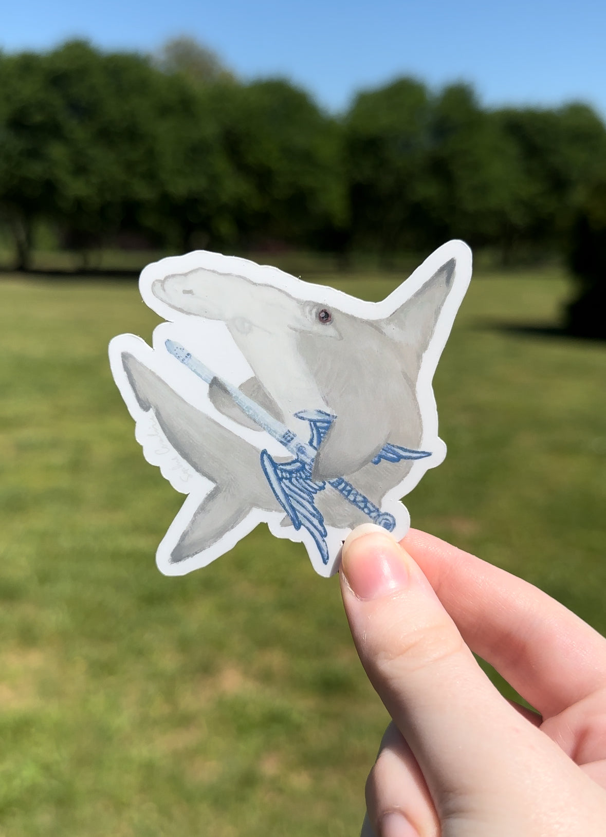 Save the Sharks Sticker