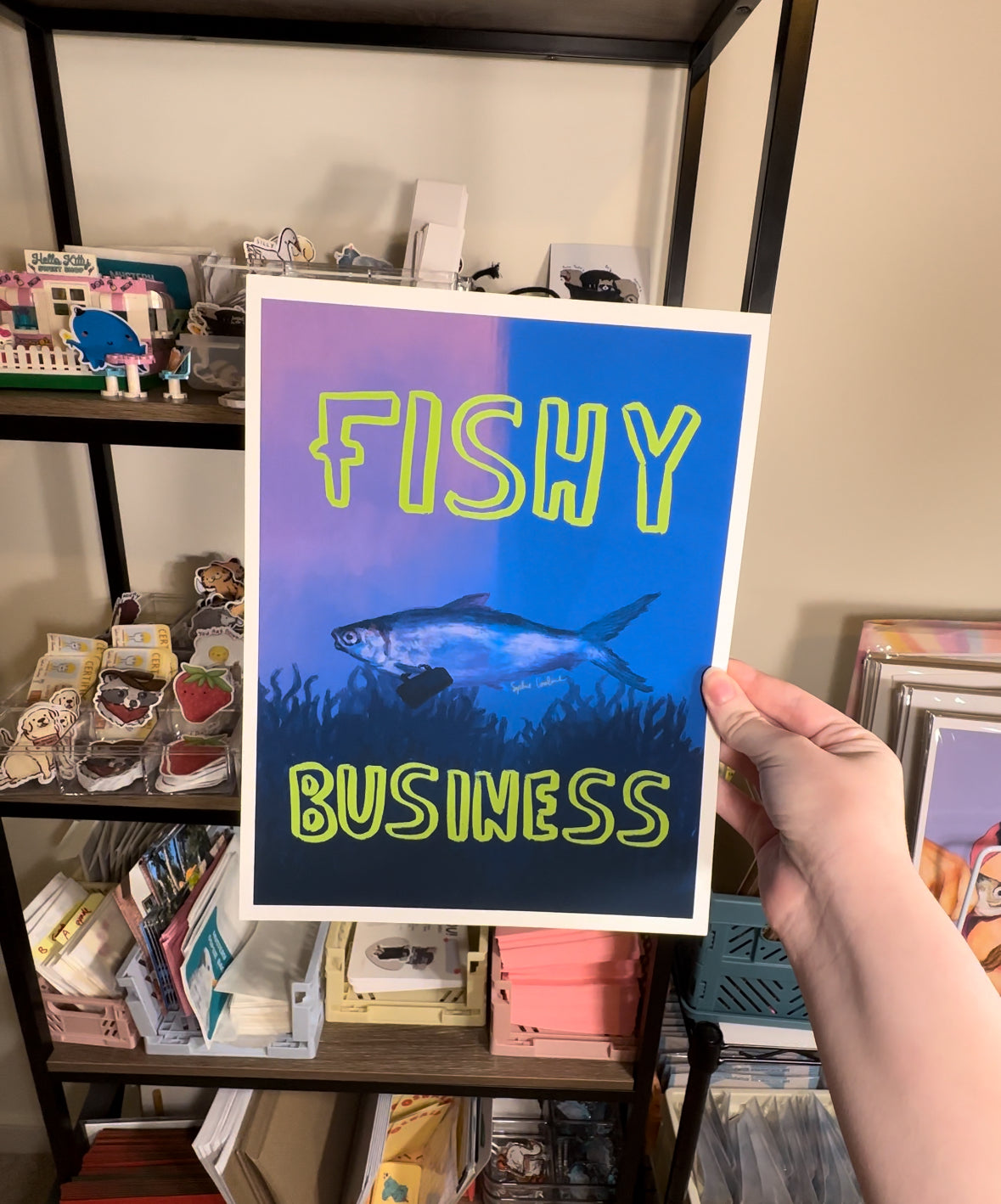 Fishy Business Print