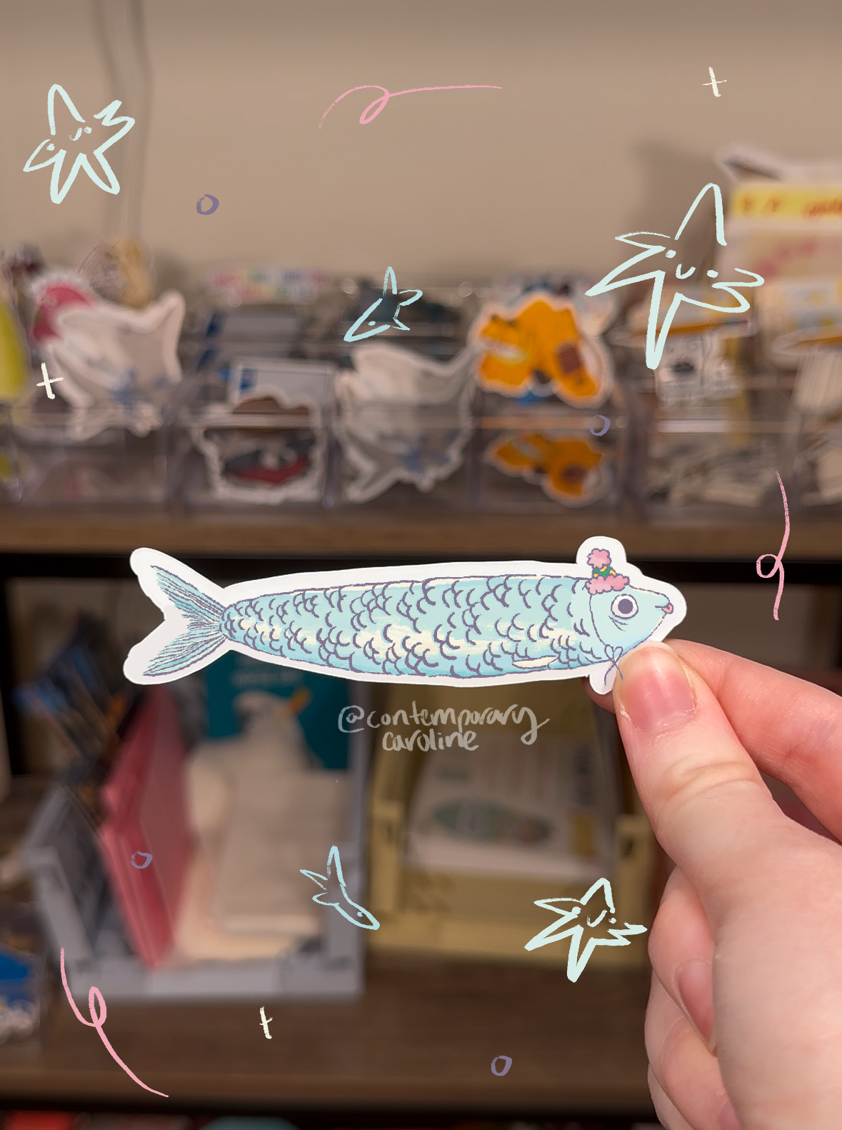 Something Fishy Fridge Magnets