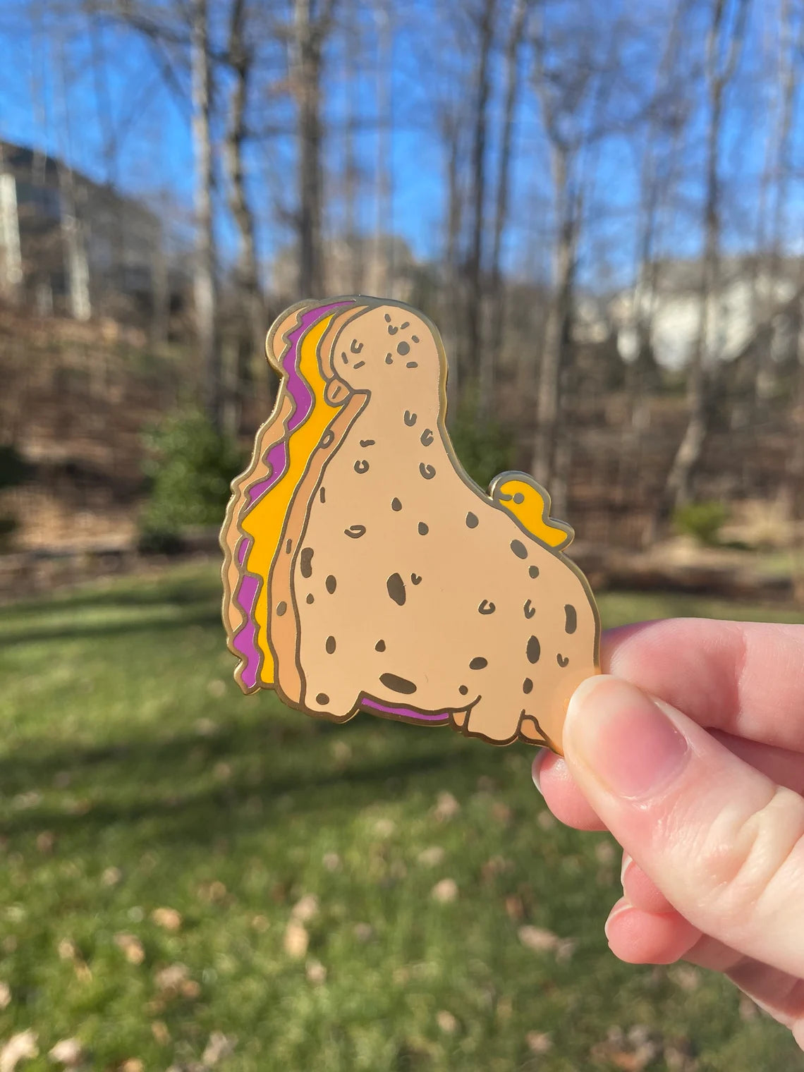 Dinosaur Sandwich Enamel Pin Pack