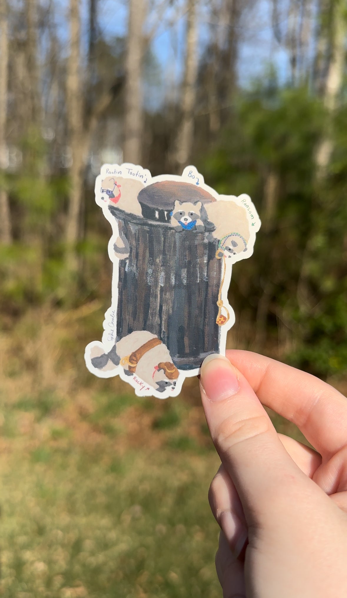 Raccoon Brothers Sticker
